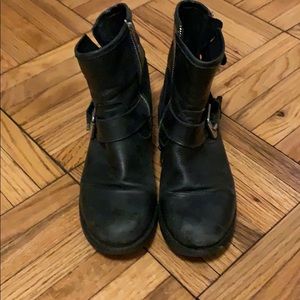Steve Madden leather moto boots